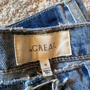 THE GREAT slouch taper jean.